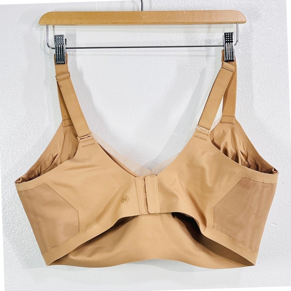 Honeylove CrossOver Wireless Bra 1X+ Sand‎ Nude Mesh Bonded Lift Support New - Picture 3 of 7